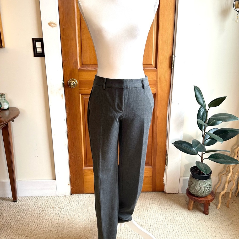 Express Women's Gray Columnist Ankle Dress Pants
